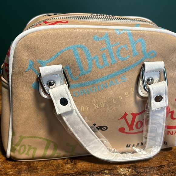 Von Dutch brand mini bowling bag in multicolor, brand new in perfect condition - Picture 3 of 7